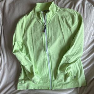 Talbots Lime sorbet Green yoga Jacket